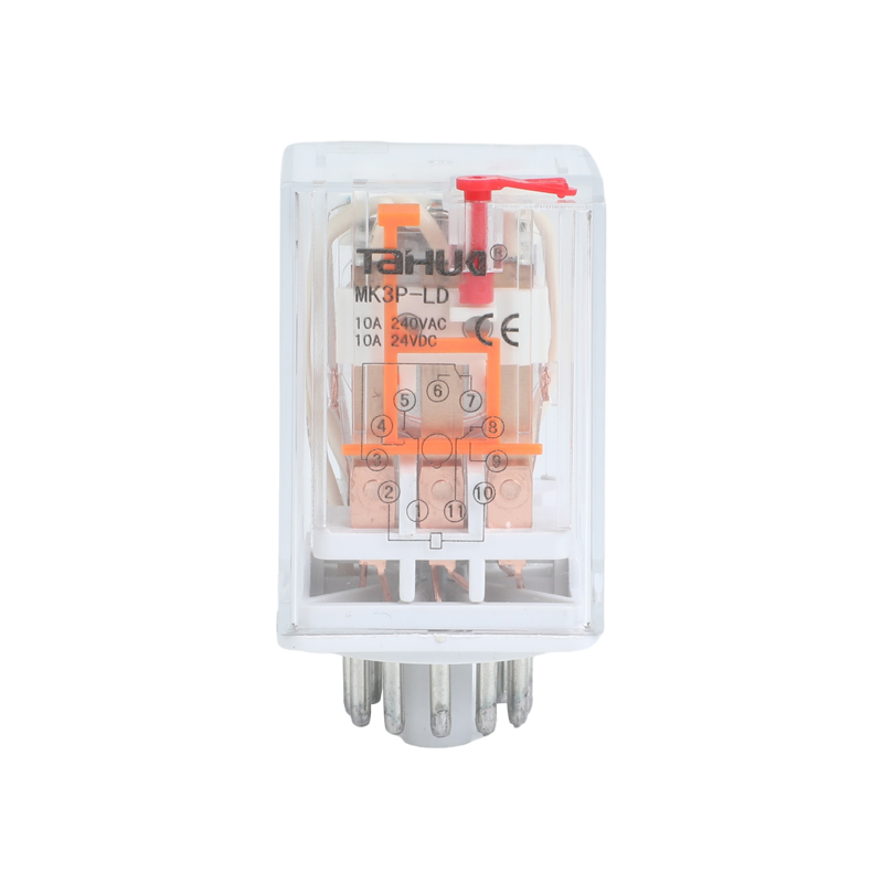 Taihua MK3P-LD 10A 11 Pins 3 NO 3 NC Electromagnetic Relay