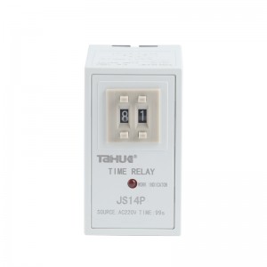 Taihua JS14P AC 50Hz 24V 36V Electronic Digital time relay 2 digit DPDT