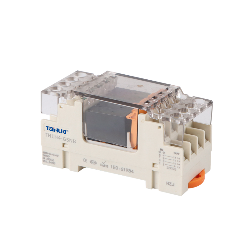 Taihua good quality 4 way relay module, relay socket TH1H4-16-T